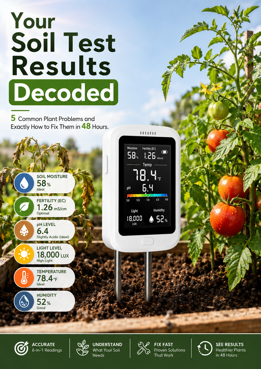 Your Soil Test Results Decoded 5 Common Plant Problems and Exactly How to Fix Them in 48 Hours