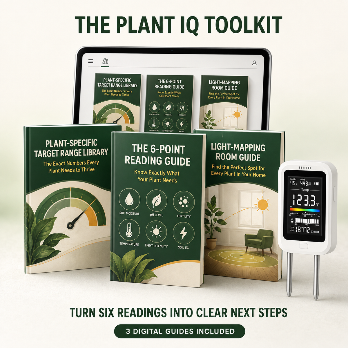 6 in 1 Soil Moisture Meter
