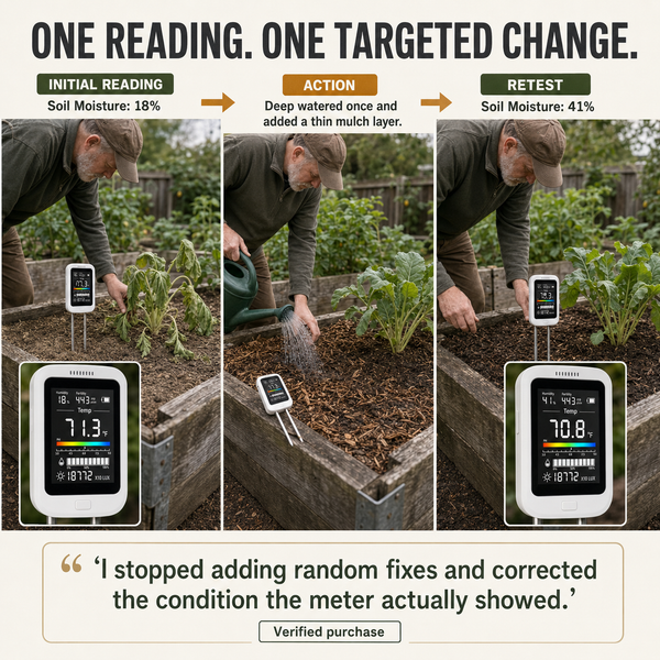 6 in 1 Soil Moisture Meter
