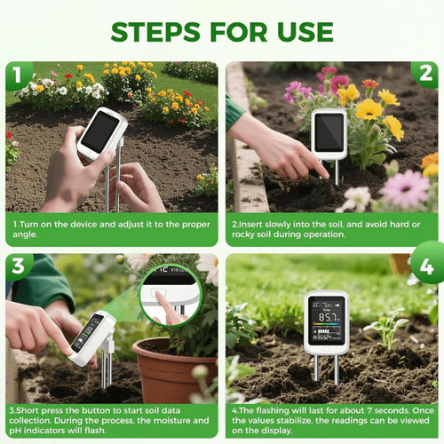6 in 1 Soil Moisture Meter